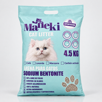 Arena de Bentonita Sódica para Gatos Aroma Café 4,5 kg
